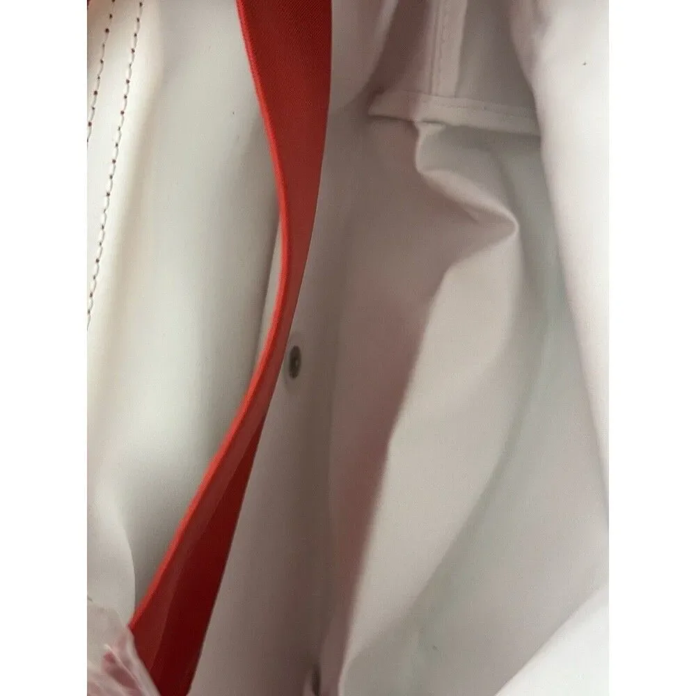 Longchamp Le Pliage Club Medium Top Handle Nylon Tote VERMILLION Red New